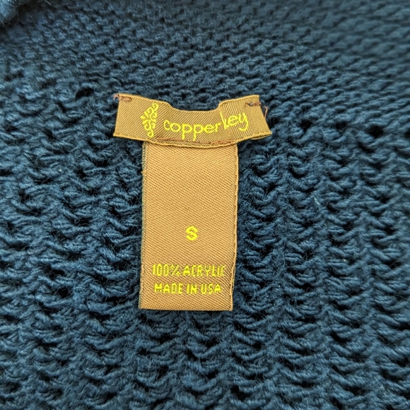 Star crochet navy cardigan S - Picture 4 of 5